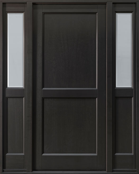 Classic Mahogany Wood Front Door  - GD-201PS 2SL