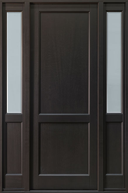 Classic Mahogany Wood Front Door  - GD-201PT 2SL