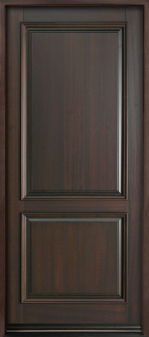 Classic Mahogany Wood Front Door  - GD-301PW