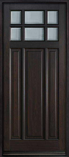 Classic Mahogany Wood Front Door  - GD-311PW
