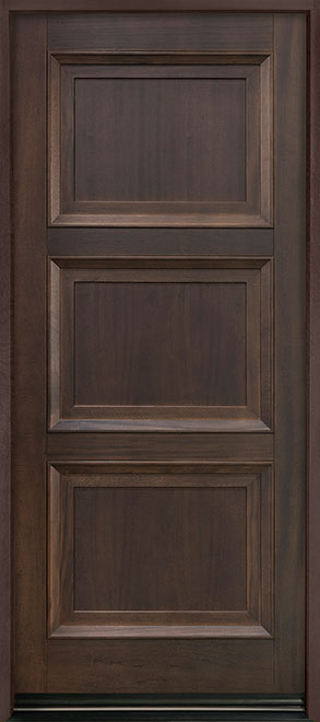 Classic Mahogany Wood Front Door  - GD-314PW
