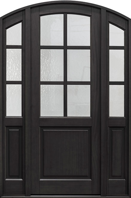 Classic Mahogany Wood Front Door  - GD-651PT 2SL