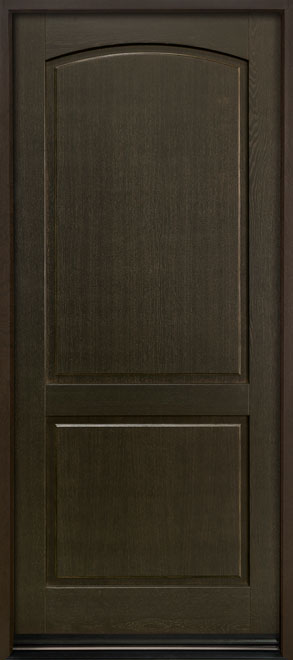 Classic European White Oak Wood Front Door  - GD-701PW