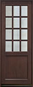 Wood Front Single Doors in-Stock