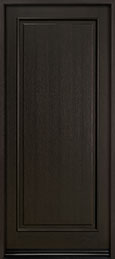 GD-001PW Single Mahogany-Espresso Wood Front Entry Door