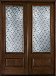 Classic Mahogany Wood Front Door  - GD-101 DD