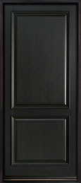 GD-301PW Single Mahogany-Espresso Wood Front Entry Door
