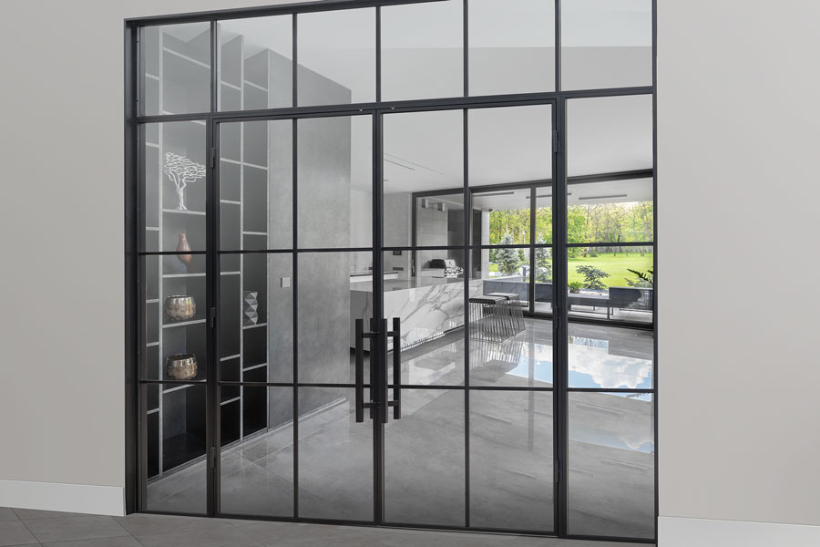 Pittsburgh, PA Glass and Steel Modern Interior Doors 2