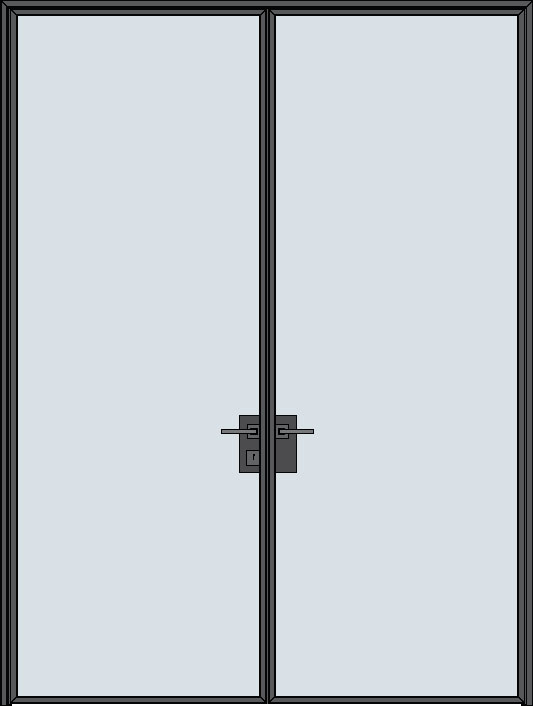 Steel & Glass Interior Door STL-W1-DD in Maryland, Virginia, Washington DC