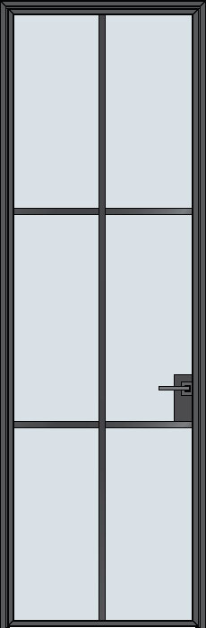 Steel & Glass Interior Door STL-W3 Quick-Ship in Pittsburgh, PA