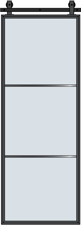 Steel & Glass Interior Door STL-W3-Barn in Pittsburgh, PA