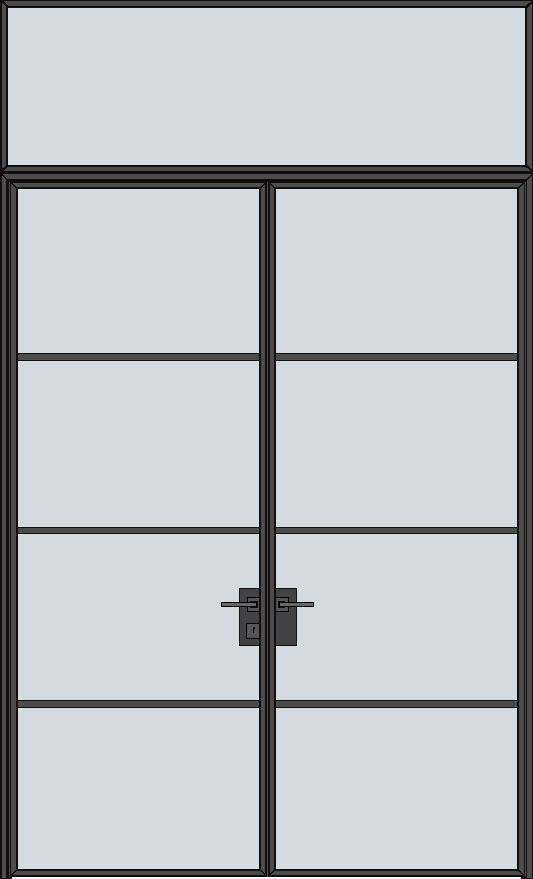 Steel & Glass Interior Door STL-W4-DD-TR in Pittsburgh, PA