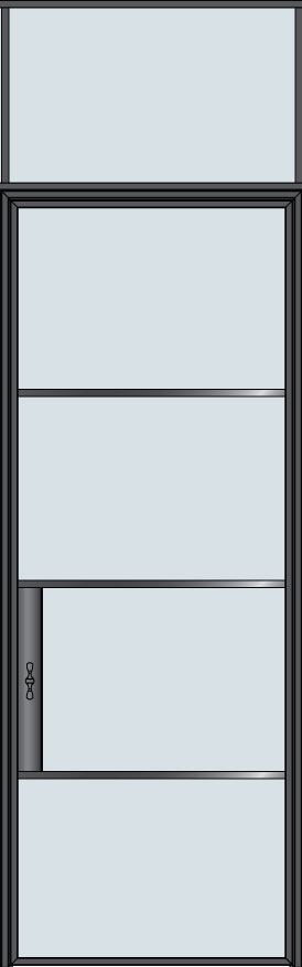 Steel & Glass Interior Door STL-W4-TR in New Jersey