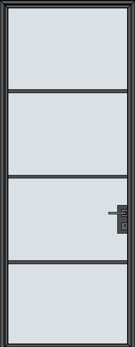 Steel & Glass Interior Door STL-W4 in Maryland, Virginia, Washington DC