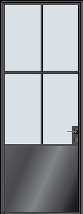 Steel & Glass Interior Door STL-W4P in Pittsburgh, PA
