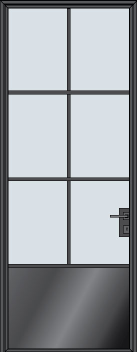 Steel & Glass Interior Door STL-W6P in Pittsburgh, PA
