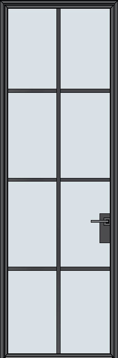 Steel & Glass Interior Door STL-W8 Quick-Ship in Pittsburgh, PA