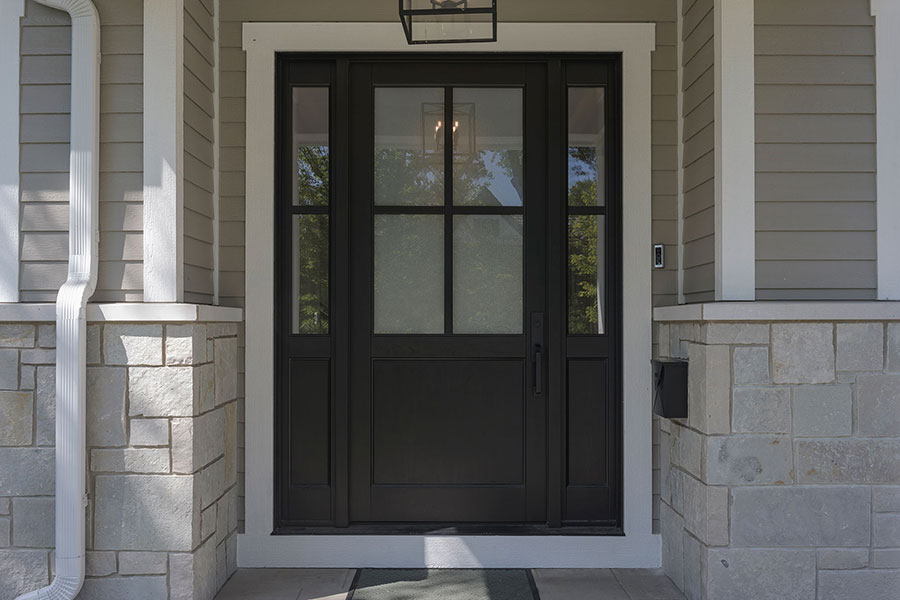 Classic Entry Door.  Classic Front Door DB-004PW 2SL