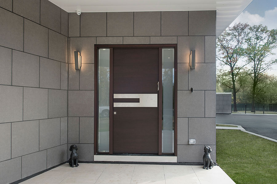 Modern Entry Door.  Modern Front Door DB-EMD-A4W 2SL