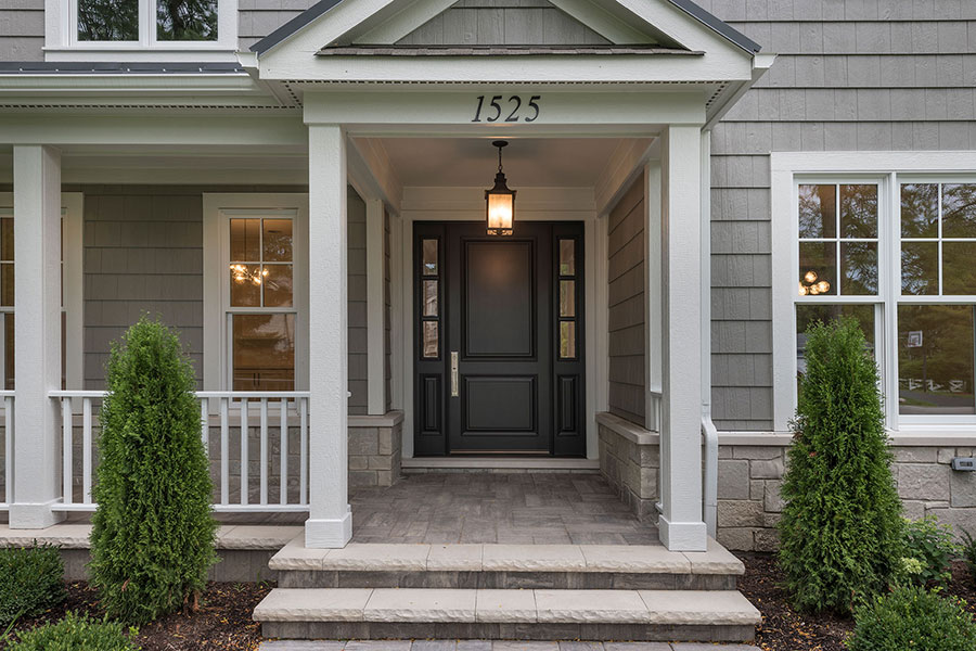 Classic Front Door.  Furniture Quality Dark Finish On Classic Front Entry Door DB-301PW