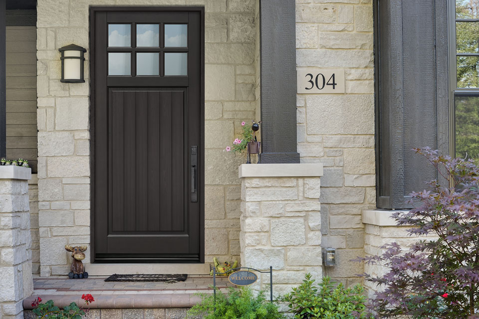 Classic Entry Door.  Classic Wood Entry Door, Single DB-113PW