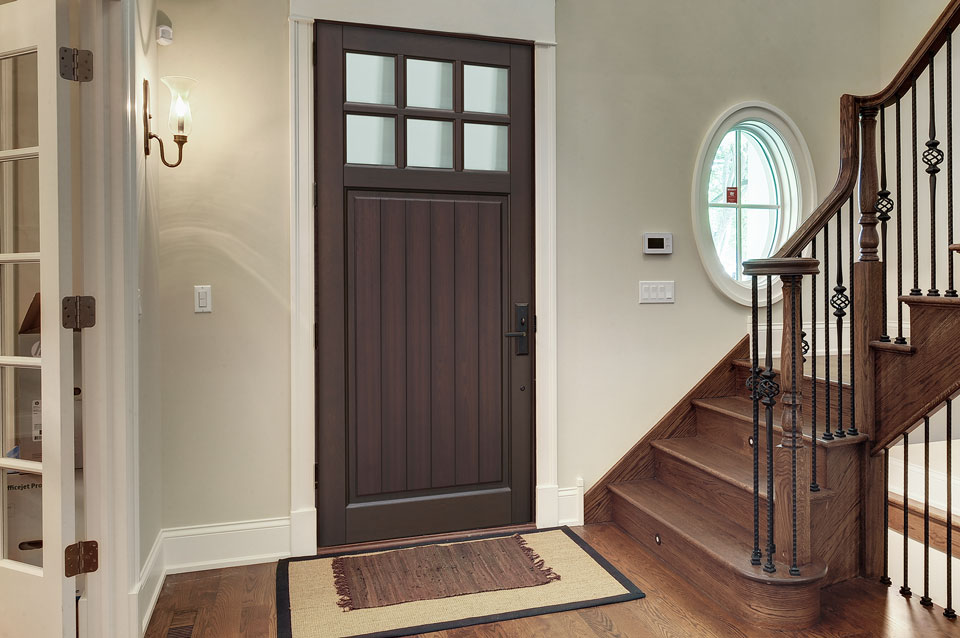 Classic Entry Door.  Classic Wood Entry Door, Single DB-113PW