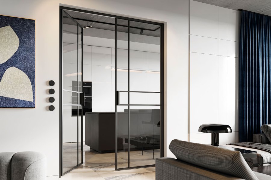Glass and Steel Interior Doors Custom ELO 2 LEWA 2
