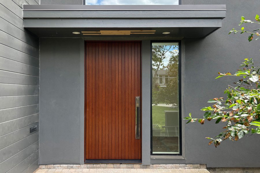 EutoTech  Modern Entry Wood Door 1