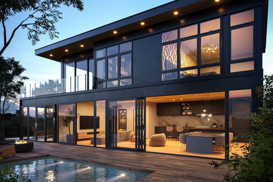 Aluminum Modern Windows 0